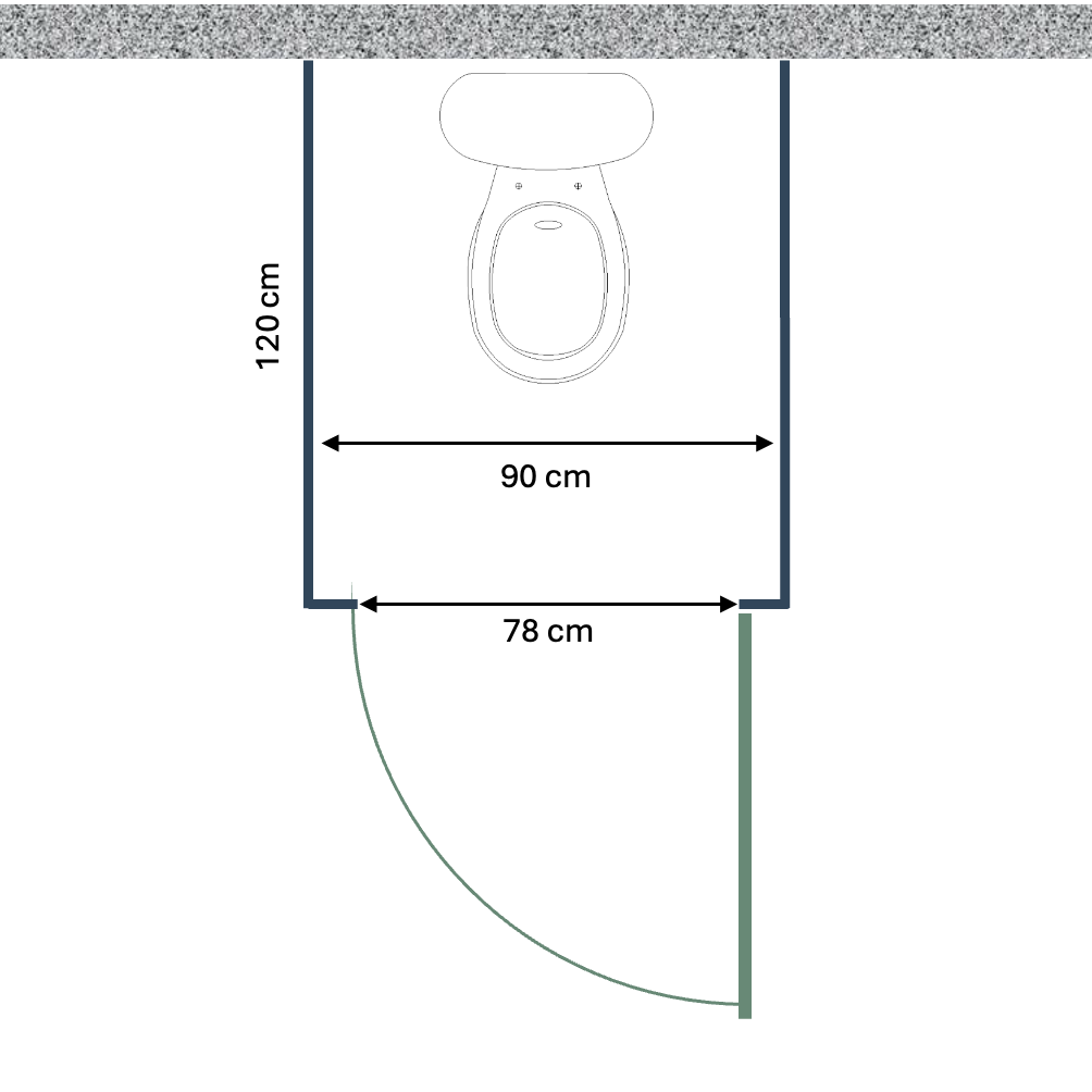 cabine wc standard